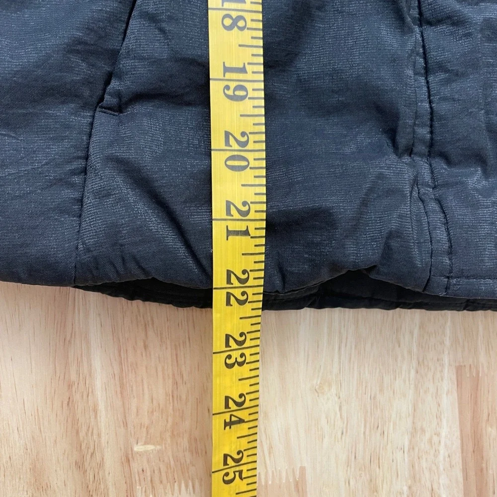 Zero Xposur Girls Black Puffer Jacket‎ Hooded Leopard Trim Coat - S